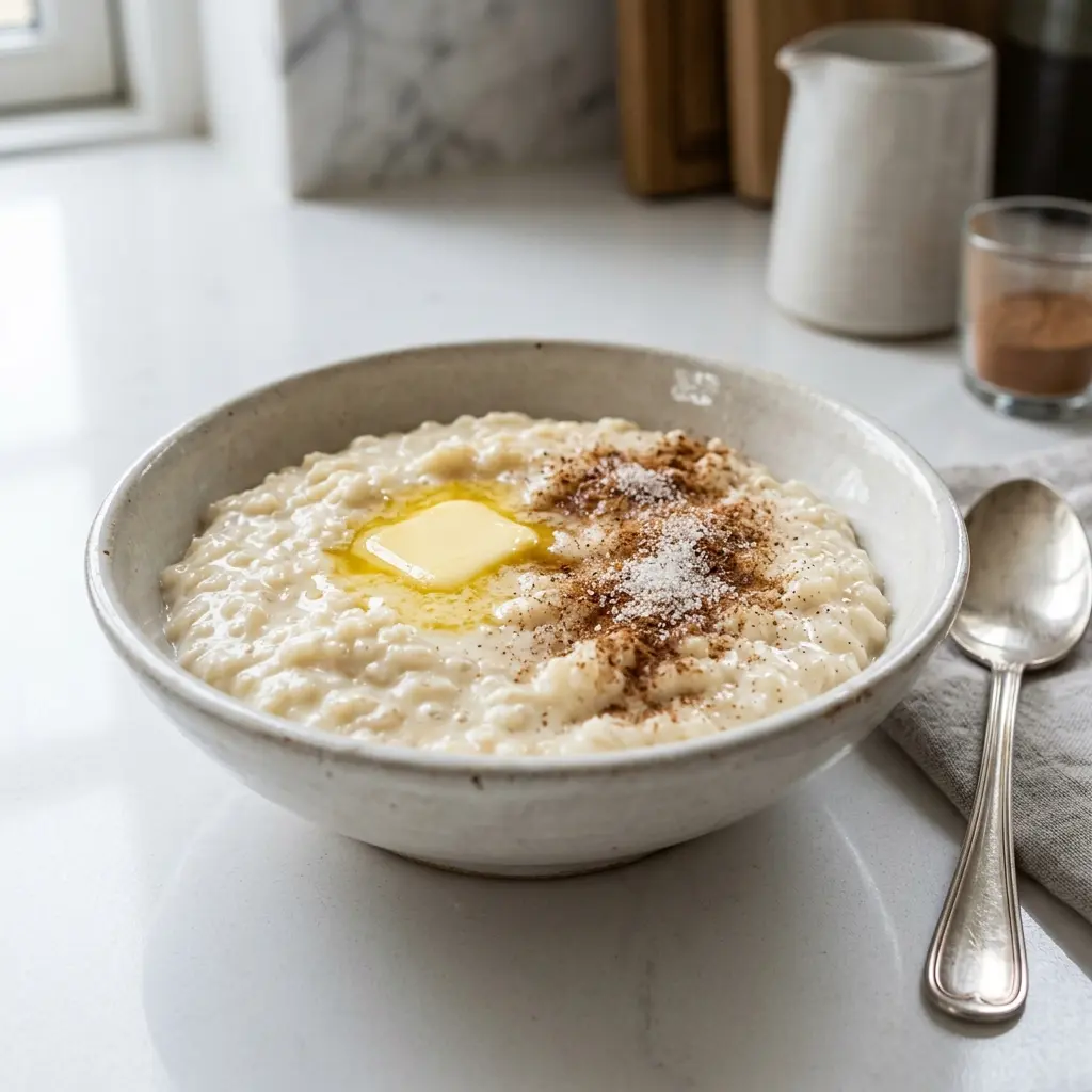 Снимка на Класическо мляко с ориз, готово за сервиране